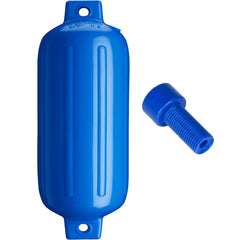 Polyform G-5 Twin Eye Fender 8.8" x 26.8" - Blue w/Adapter G-5-BLUE