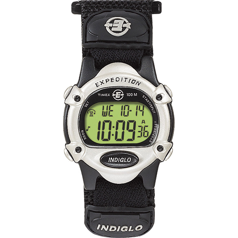 Timex Expedition Women's Chrono Alarm Timer - Silver/Black T47852