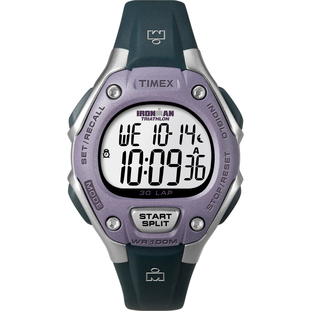 Timex IRONMAN 30-Lap Mid-Size - Black/Lilac T5K410