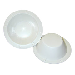 Poly-Planar 8-1/2" Speaker Back Cover - White SBC-2
