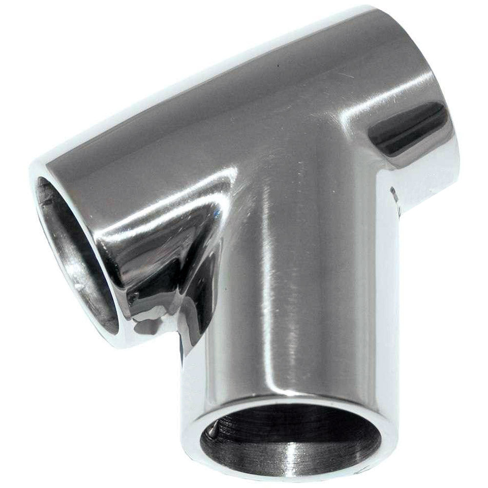 Whitecap 1" O.D. 60-Deg SS Universal Tee 6193C