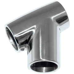 Whitecap 1" O.D. 60-Deg SS Universal Tee 6193C