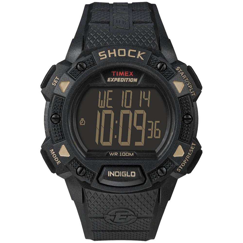 Timex Expedition Shock Chrono Alarm Timer - Black T49896