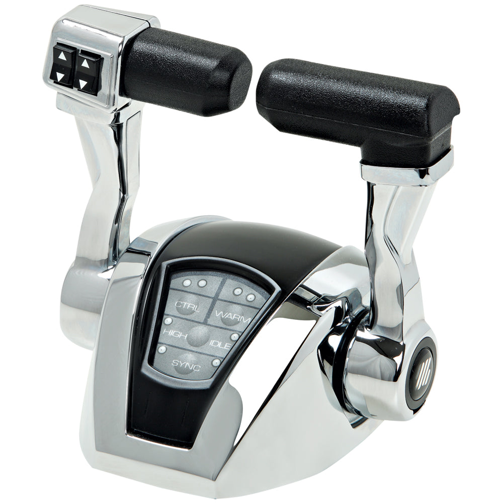 Uflex MM21T Power A Electronic Control Package - Dual Engine/Single Station - Mechanical Throttle/Mechanical Shift w/Trim