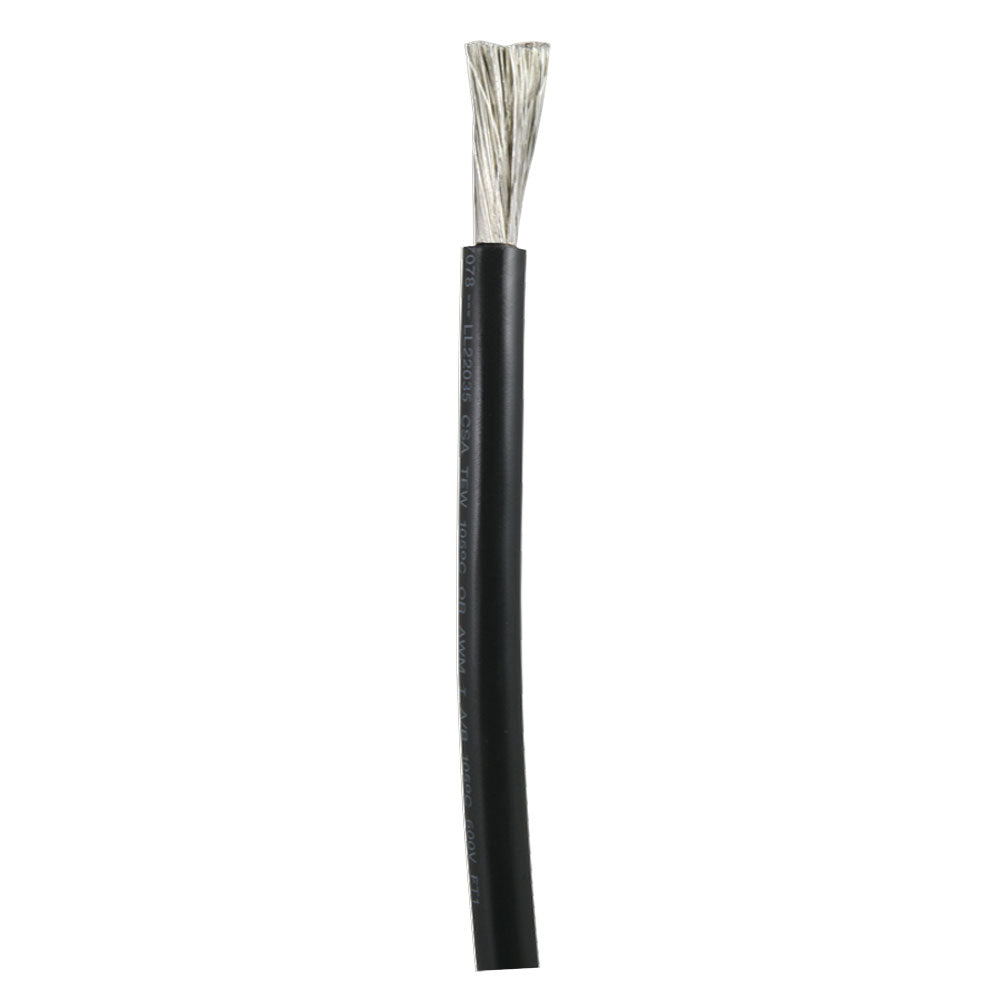 Ancor Black 1/0 AWG Battery Cable - Sold By The Foot 1160-FT