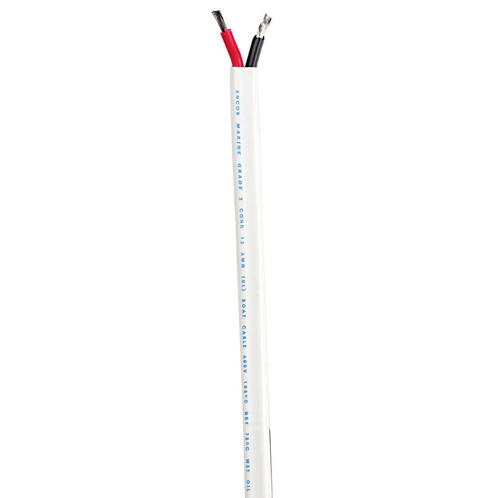 Ancor Standard Duplex Cable - Flat 8/2 - 2x8mm&#178; - Red/Black - Sold By The Foot 1209-FT