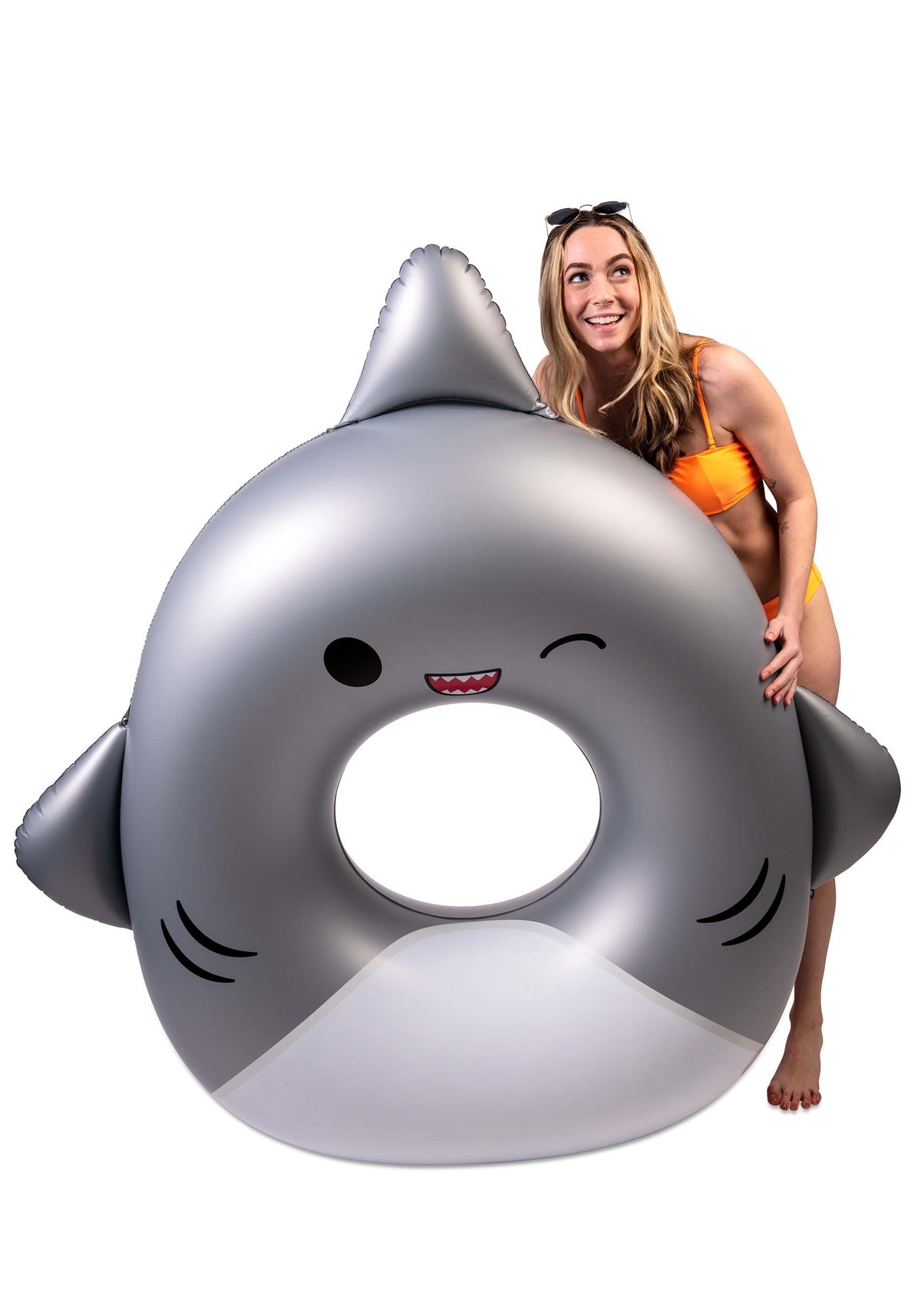 BigMouth Inc. 22-BPF-4380 Squishmallows Gordon the Shark Pool Float
