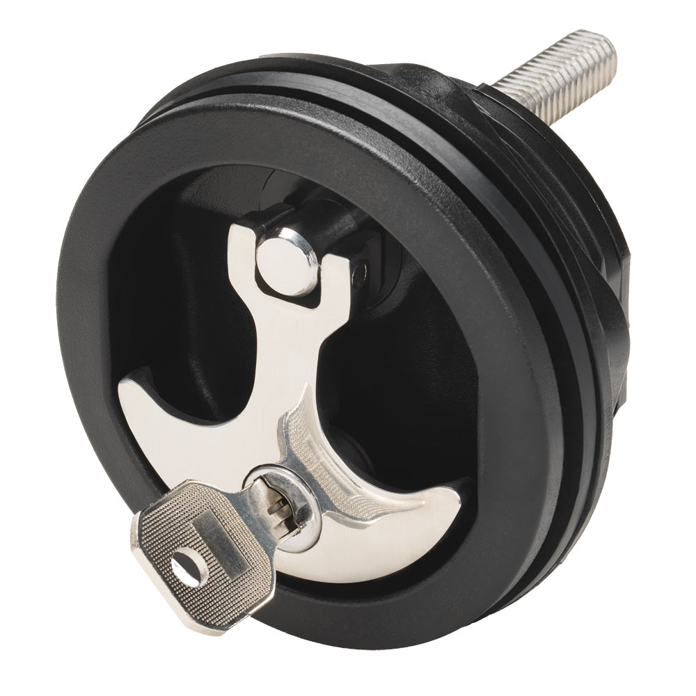 Whitecap 6228BC Compression Handle - Nylon Black/SS - Locking