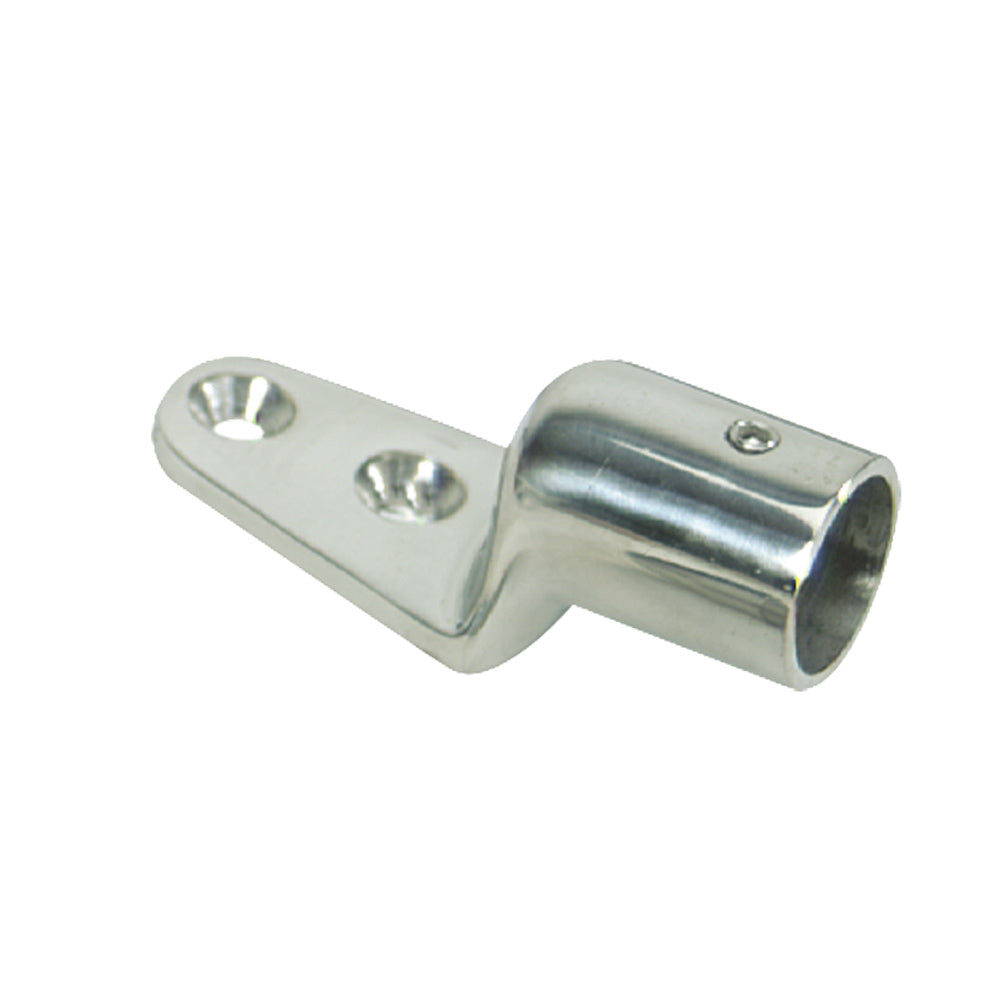 Whitecap 5-1/2-Deg Blind Base - 316 Stainless Steel - 1" Tube O.D. 6184