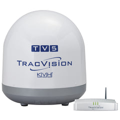 KVH TracVision TV5 w/IP-Enabled TV-Hub & Linear Universal Quad-Output LNB w/Manual Skew 01-0364-04