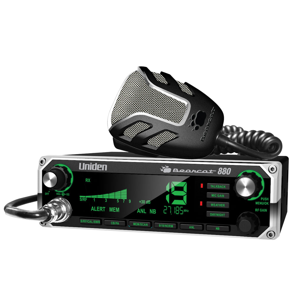 Uniden BEARCAT 880 Bearcat 880 CB Radio w/7 Color Display Backlighting