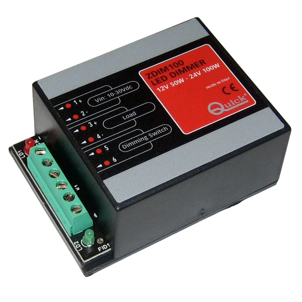 Quick FAMP093CA2L1A00 ZDIM100 LED Dimmer - 10-30V DC - Up to 50W on 12V & Up to 100W on 24V