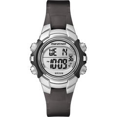 Timex Marathon Digital Mid-Size Watch - Black/Silver T5K805