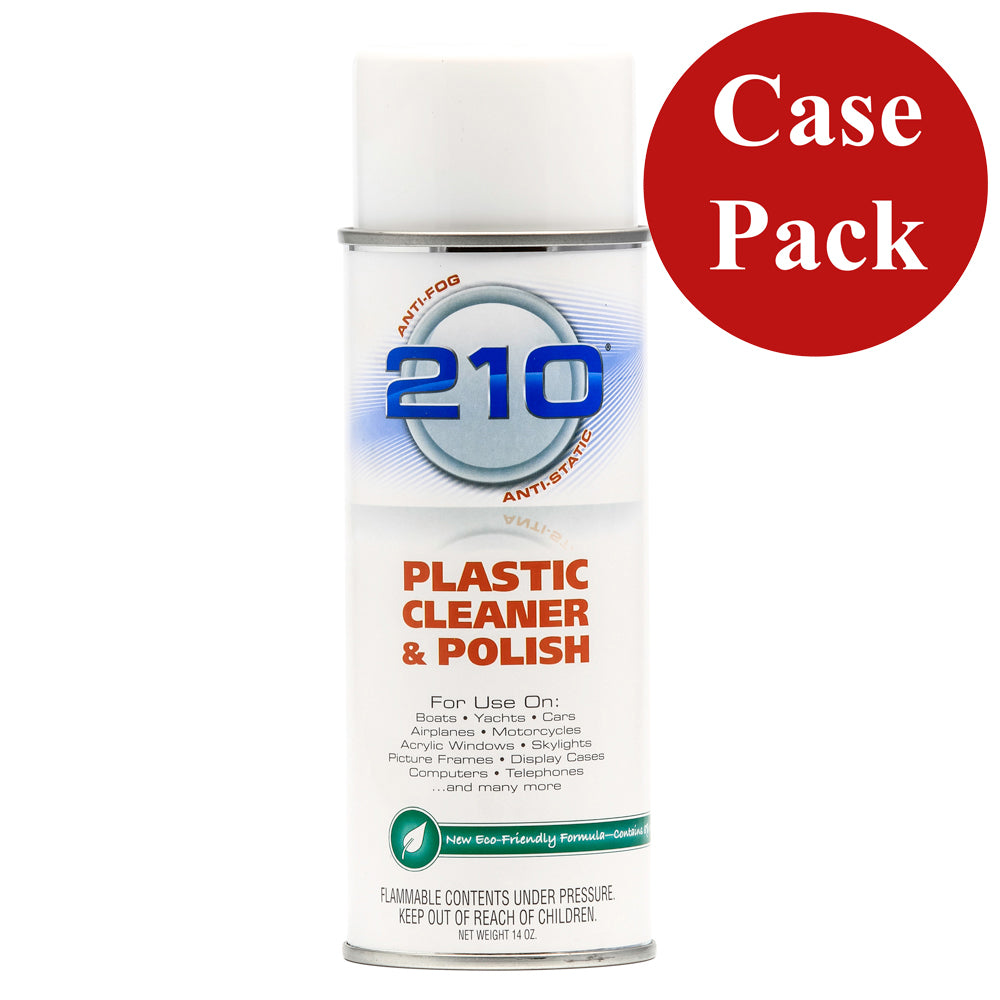 Camco 210 Plastic Cleaner Polish - 14oz Spray - Case of 12 40934CASE