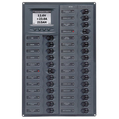 BEP Millennium Series DC Circuit Breaker Panel w/Digital Meters, 28SP DC12V M28-DCSM