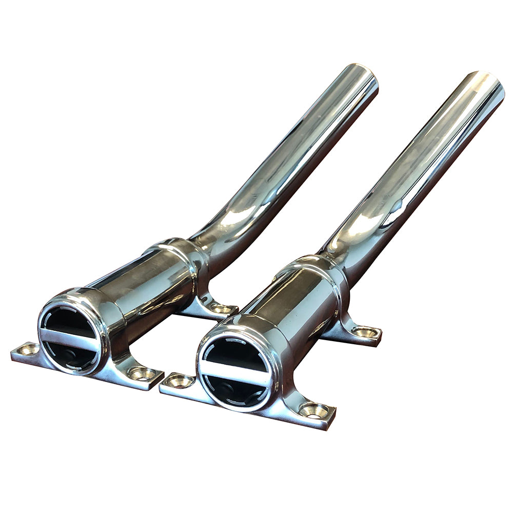 Tigress 88504 Side Mount Outrigger Holders - Fabricated 304 S.S. - 1-1/8" I.D.-Pair