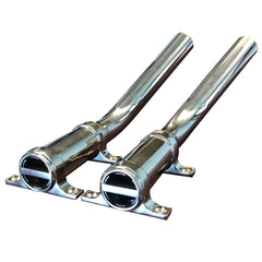Tigress 88504 Side Mount Outrigger Holders - Fabricated 304 S.S. - 1-1/8" I.D.-Pair