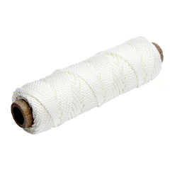 Tigress 88672 100' of 375lb Nylon Braid - White