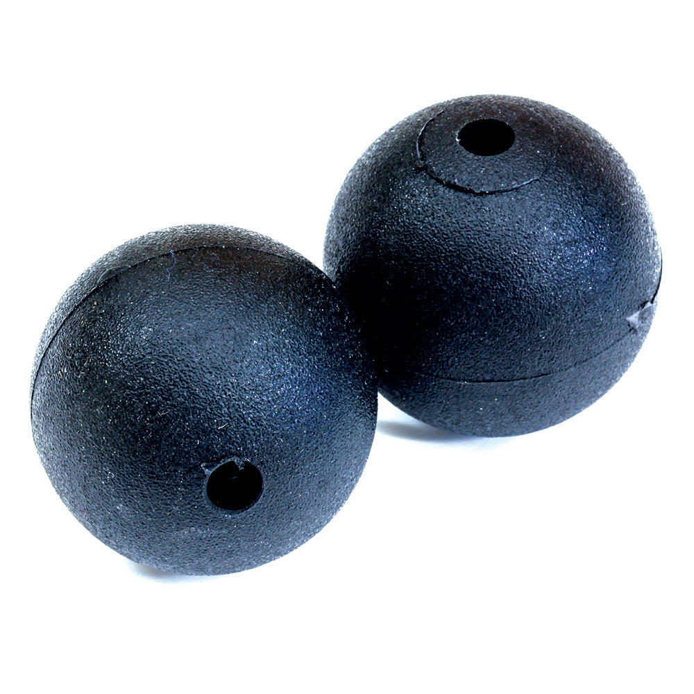 Tigress 88690 Black Plastic Outrigger Stops - 1-1/4" - Pair