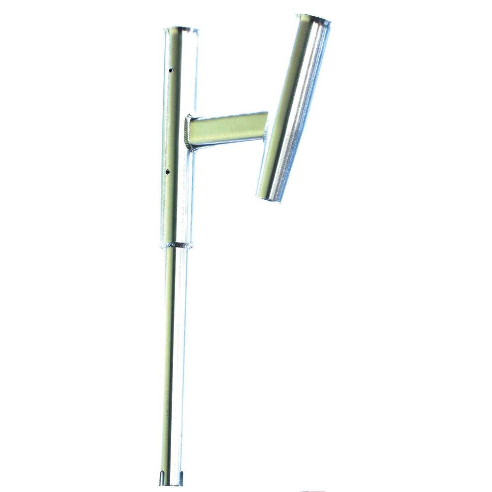 Tigress 88154 Dual Aluminum Kite Rod Holder - Straight Butt