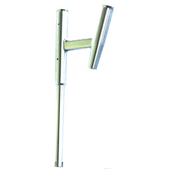 Tigress 88154 Dual Aluminum Kite Rod Holder - Straight Butt