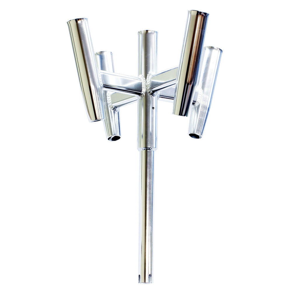 Tigress 88157 Five Banger Aluminum Rod Holder - Straight Butt
