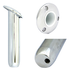 Tigress 77900 Round Head Closed Base Rod Holder - 30&#176; - 9"