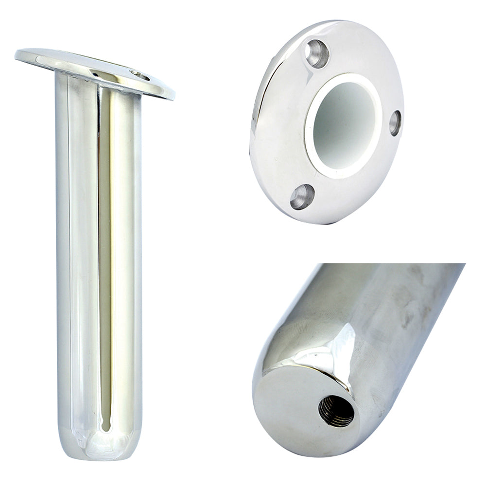 Tigress 77901 Round Head Closed Base Rod Holder - 15&#176; - 9"