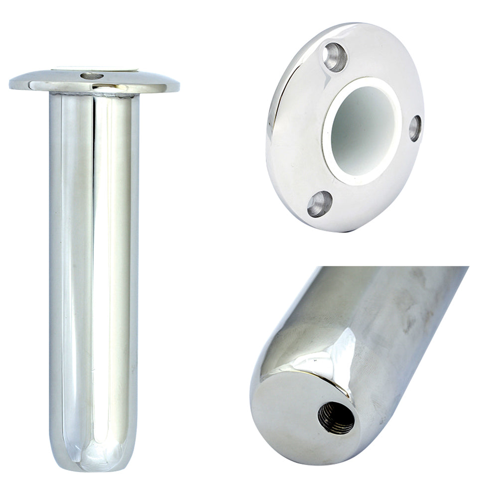 Tigress 77902 Round Head Closed Base Rod Holder - 0&#176; - 9"