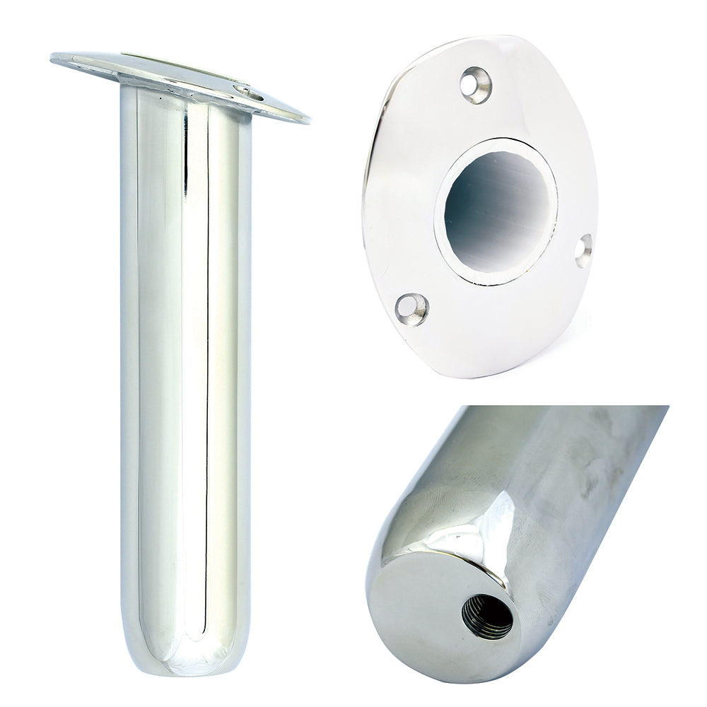 Tigress 88537 Oval Head Closed Base Rod Holder - 0&#176; - 9"