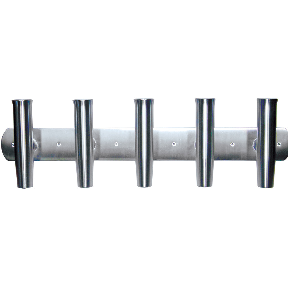 Tigress 88144 5 Rod Aluminum Transom Mount Rod Holder - 35"