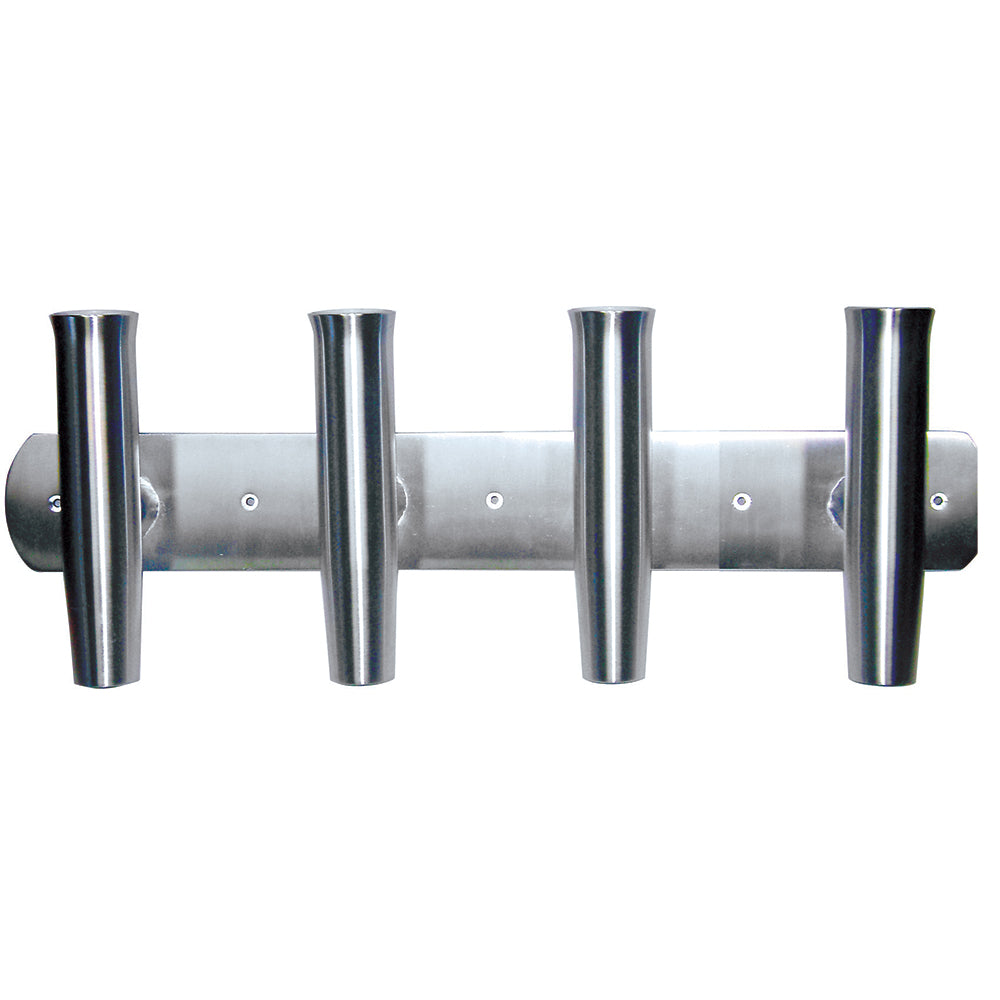 Tigress 88144-1 4 Rod Aluminum Transom Mount Rod Holder - 28"
