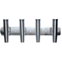 Tigress 88144-1 4 Rod Aluminum Transom Mount Rod Holder - 28"