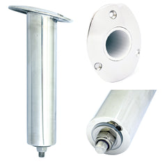 Tigress 88524 3 Hole Swivel Oval Head Rod Holder - 15&#176; - 10-1/2"