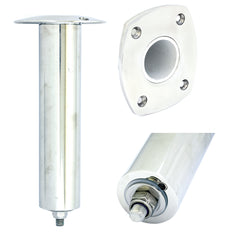 Tigress 88522SM 4 Hole Swivel Rectangular Head Rod Holder - 0&#176; - 10-1/2"