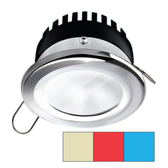 i2Systems Apeiron Pro A503 - 3W - Round -Cool White/Red/Blue - Round - Chrome Finish A503-11AAG-HE