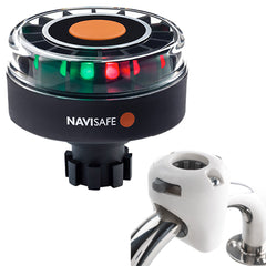 Navisafe Navilight Tricolor 2NM w/Navibolt Base & Rail Mount - White 342KIT3