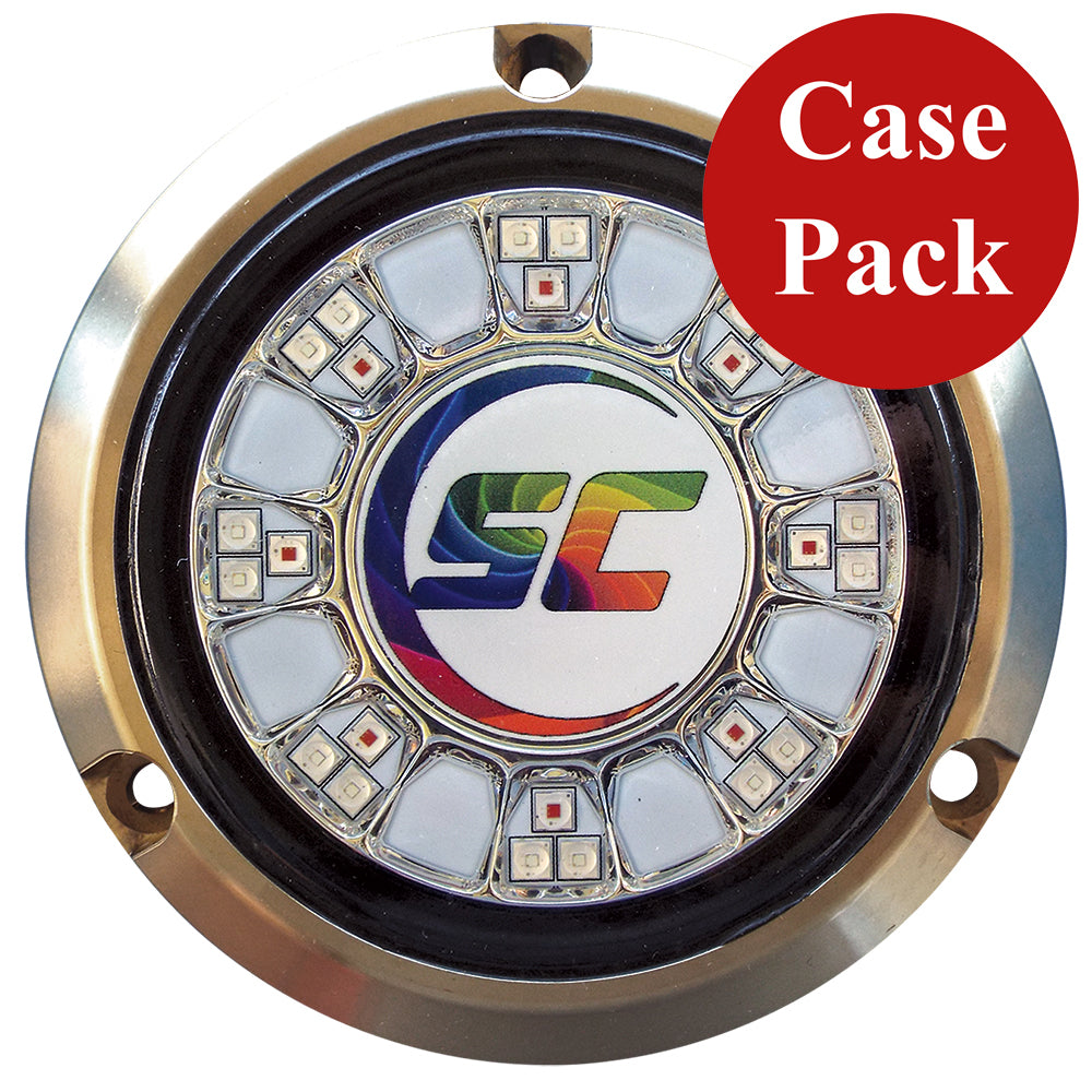 Shadow- Caster SCR-24 Bronze Underwater Light - 24 LEDs - Full Color Changing - *Case of 4* SCR-24-CC-BZ-10CASE