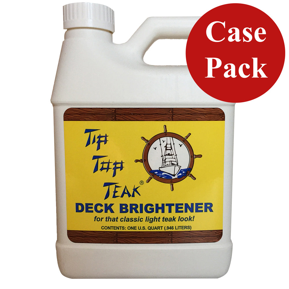 Tip Top Teak Tip Top Teak Deck Brightener - Quart - *Case of 12* TB 3001CASE