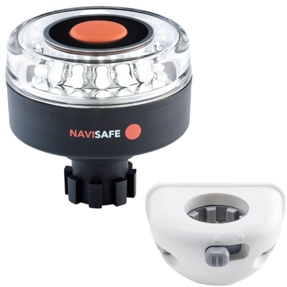 Navisafe Navilight 360-Deg 2NM w/Navibolt Base & Vertical Mount - White 042KIT6