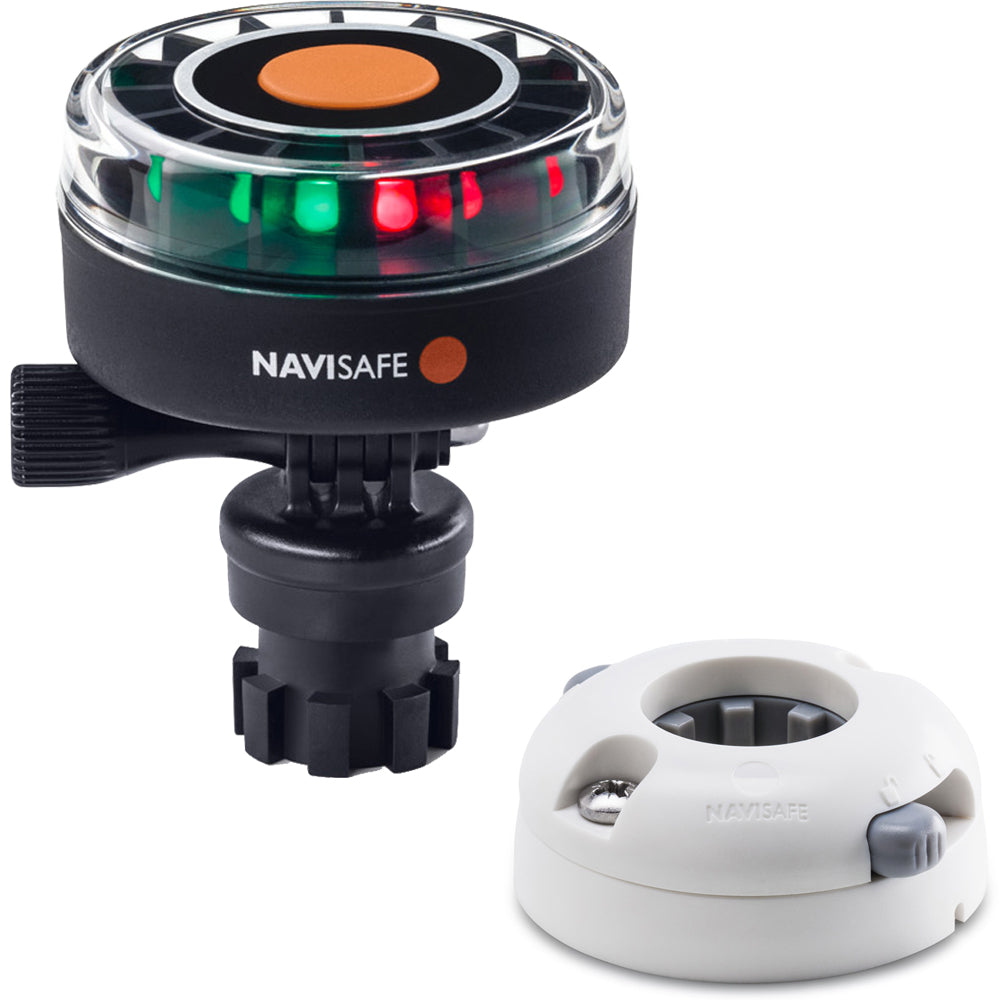 Navisafe Navilight 2NM Tricolor w/Navimount Base & Horizontal Mount - White 340KIT5