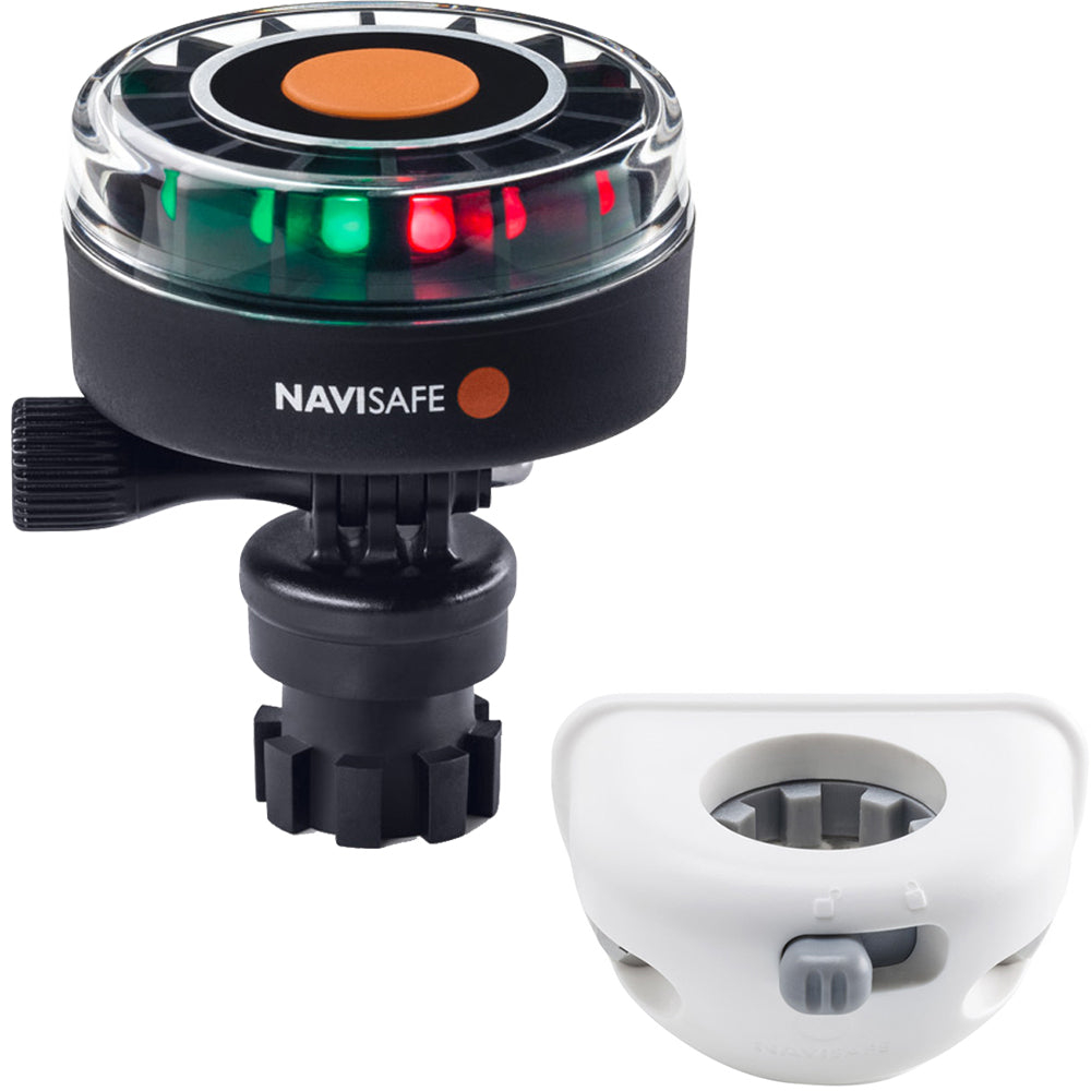Navisafe Navilight 2NM Tricolor w/Navimount Base & Vertical Mount - White 340KIT6