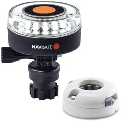 Navisafe Navilight 360-Deg 2NM White w/Navimount Base & Horizontal Mount - White 040KIT5