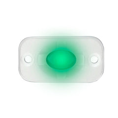 HEISE Marine Auxiliary Accent Lighting Pod - 1.5" x 3" - White/Green HE-ML1G