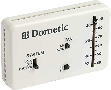 Dometic 3106995.032 Analog Wall Thermostat Only - Polar White