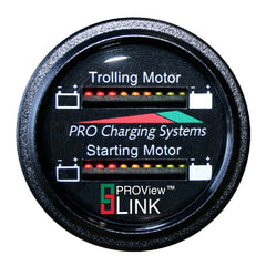 Dual Pro Battery Fuel Gauge - Marine Dual Read Battery Monitor - 12V System - 15' Battery Cable BFGWOM1512V/12V