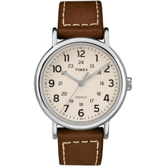 Timex Weekender 2-Piece Leather Strap Watch - Cream TW2R42400JV