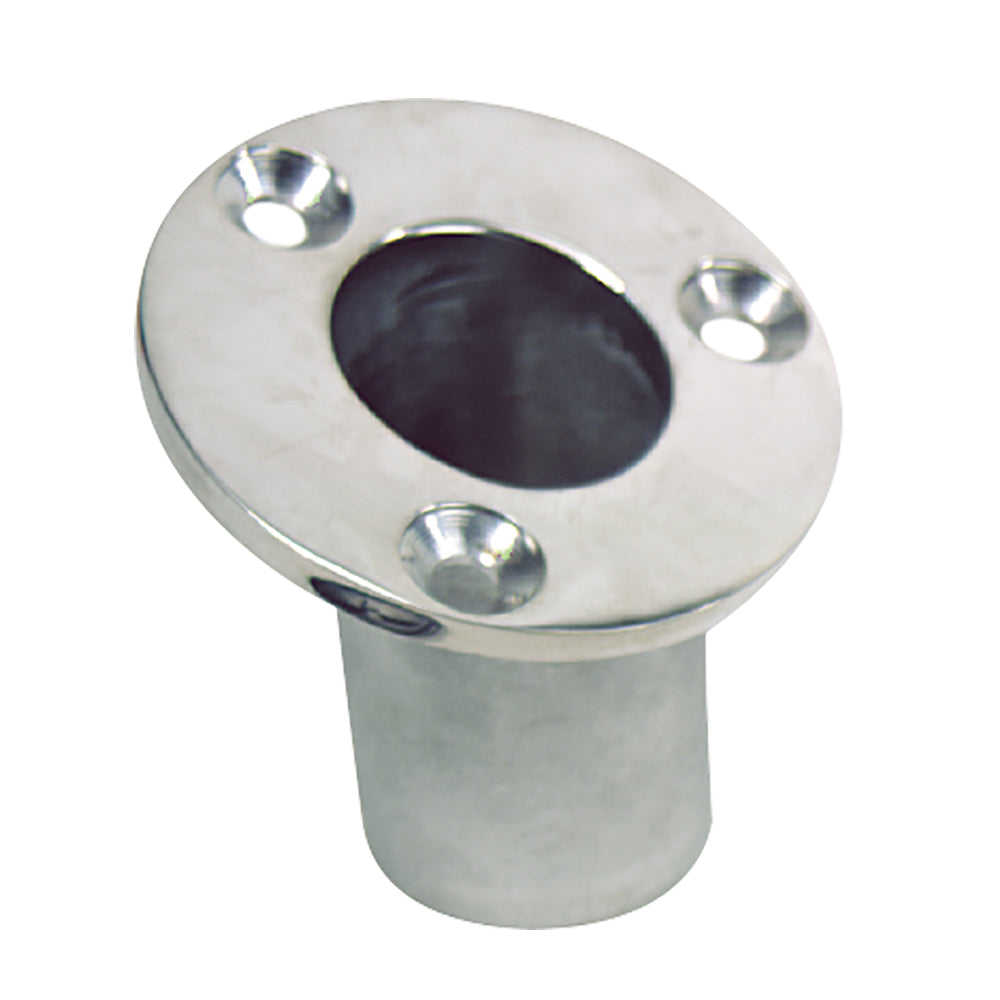 Whitecap Flush Mount Flag Pole Socket - Stainless Steel - 1-1/4" ID 6170