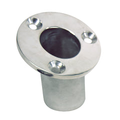 Whitecap Flush Mount Flag Pole Socket - Stainless Steel - 1-1/4" ID 6170