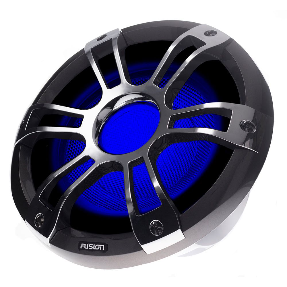 Fusion 010-01428-23 SG-SL101SPC 10" 450W Sports Chrome Marine Subwoofer w/LEDs